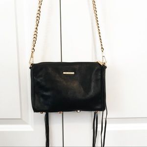 🔥Rebecca Minkoff Black Crossbody Bag with fringe